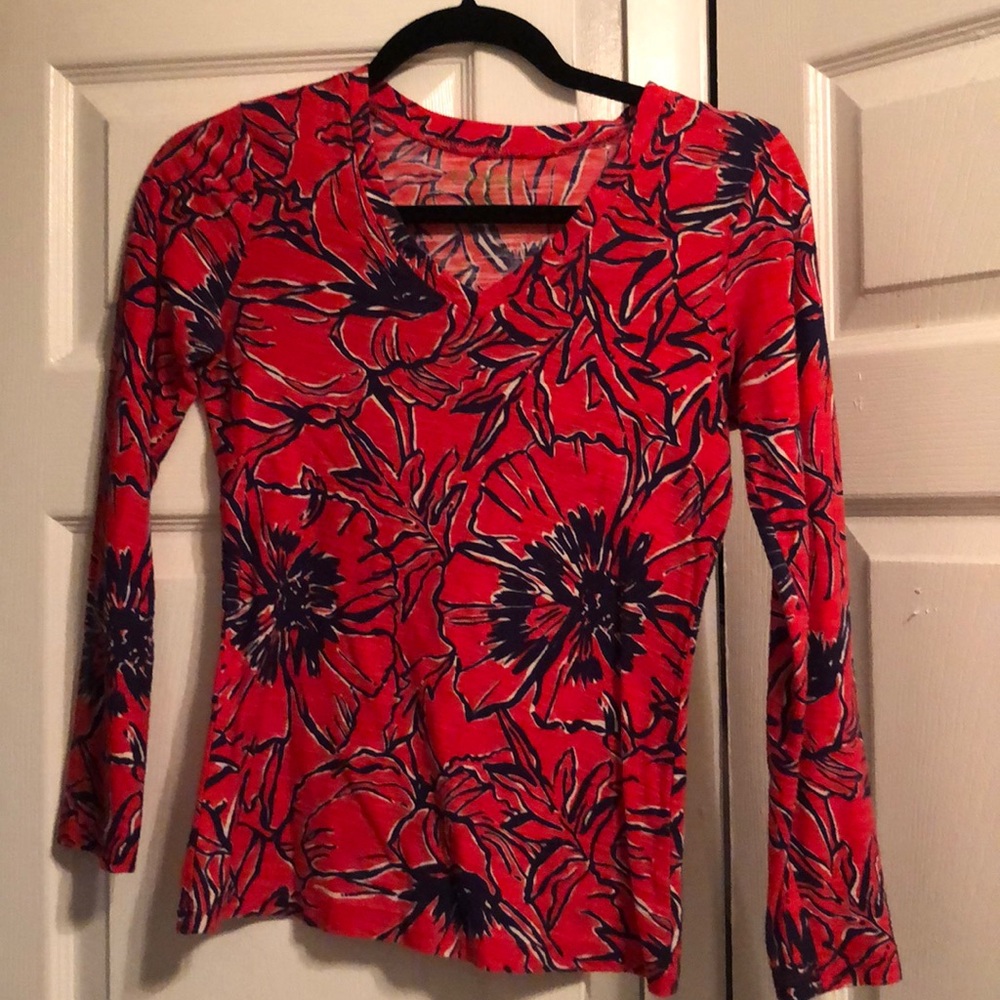 3/4 sleeve Lilly Pulitzer top